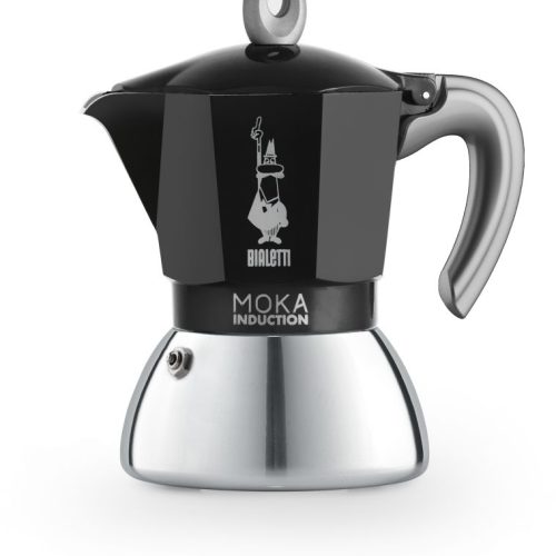Bialetti New Moka Induction Espressokocher 4 Tassen schwarz - Kaffeemaschinen & Wasserkocher