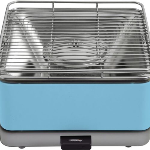 Feuerdesign Teide Holzkohle-Tischgrill blau - Holzkohlegrills