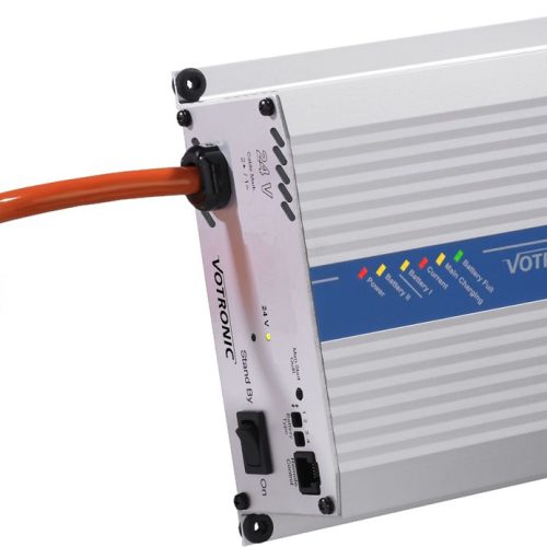 Votronic VAC 2416 Station Automatisches Ladegerät mit 5m Spiralkabel - Batterie-Ladegeräte