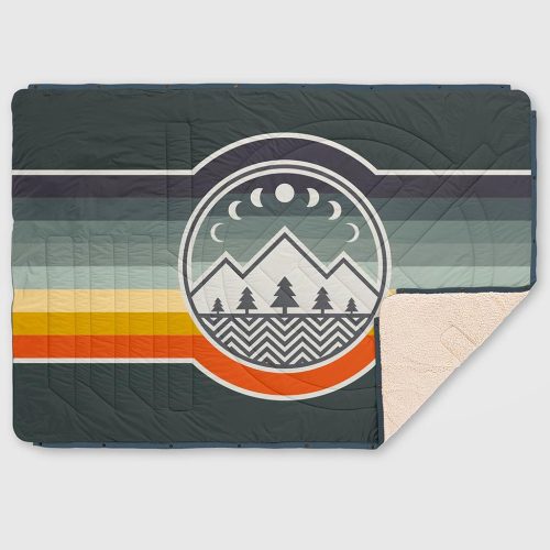 Voited Cloudtouch Indoor/Outdoor Camping Decke camp vibes/greengabel - Decken