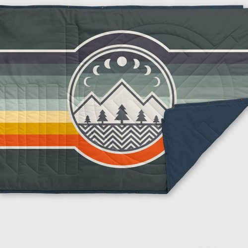 Voited Recycled Ripstop Outdoor Camping Decke camp vibes/greengabel - Decken