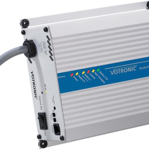 Votronic VAC 2416 Station Automatisches Ladegerät mit 4m Ölflexkabel - Batterie-Ladegeräte