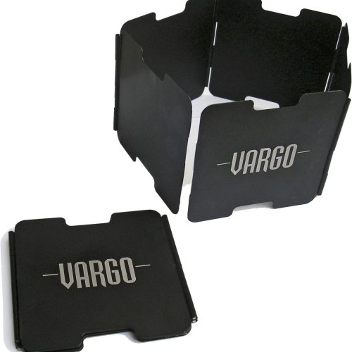 Vargo Aluminium Windschutz Spirituskocher 41,6 x 8,1 cm  - Umrüstung und Anbauteile