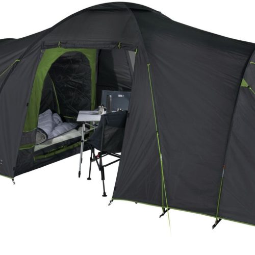 High Peak Como 6.0 Kuppelzelt für 6 Personen dunkelgrau/grün 230 x 540 cm - 4-Personen Zelte