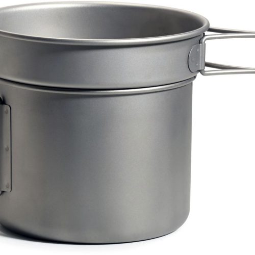 Vargo Ti-Lite Boiler Topf-Kochset  2 Teilig 0,9/0,4 Liter - Camping-Töpfe