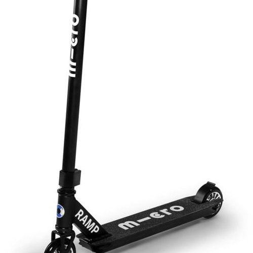 Micro Ramp Freestyle Kinder Scooter Schwarz - Outdoor Mobilität