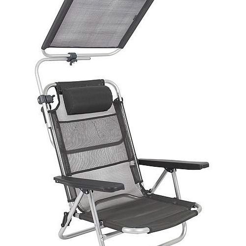 Bo-Camp Sonnenschirm für Stuhl grau - Sichtschutz & Sonnenschirme