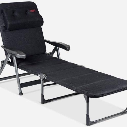 Crespo Sonnenliege AP/233 Air Deluxe schwarz  - Liegen
