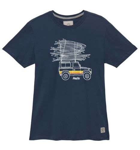Van One Boardrider Herrenshirt dunkelblau L - Herrenshirts, -hemden & -pullover von Van One Classic Cars
