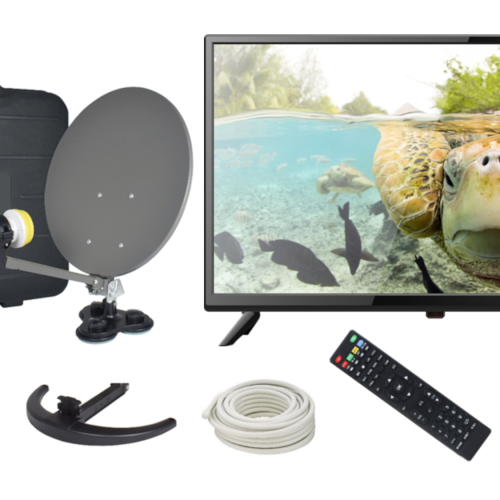 EasyFind 19" Travel TV Camping-Sat-System Sat-Anlage inklusive 19 " LED TV CD07 - Camping-Sat-Anlagen