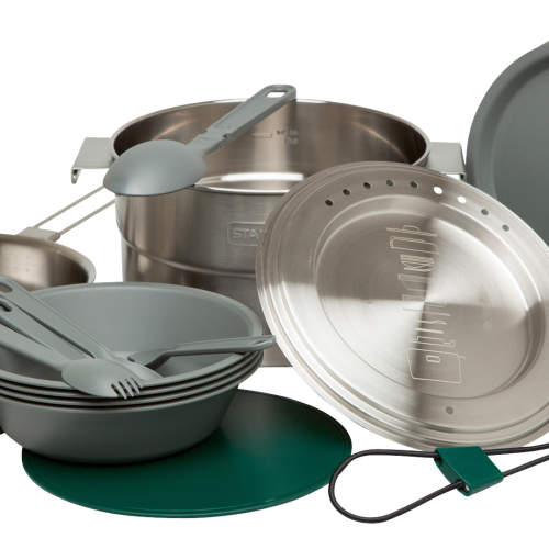 Stanley Adventure Full Kitchen Base Camp Kochgeschirr Set 21 teilig - Trekkinggeschirr von Stanley 1913