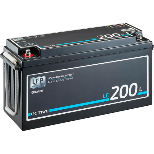 Ective LC 200L BT 12 V LiFePO4 Lithium Versorgungsbatterie 200 Ah - Fahrzeug-Batterien