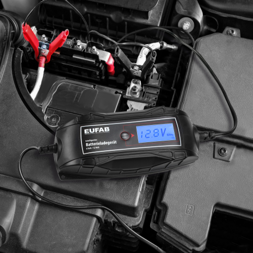 Eufab Intelligentes Batterieladegerät 6/12 V  - Batterie-Ladegeräte