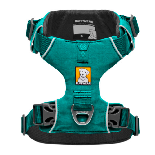 Ruffwear Front Range gepolstertes Hundegeschirr Aurora Teal M  - Hundezubehör