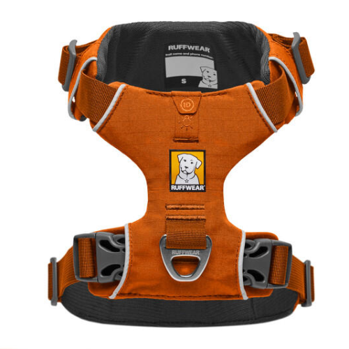 Ruffwear Front Range gepolstertes Hundegeschirr Campfire Orange XS  - Hundezubehör
