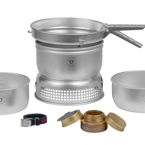 Trangia Trangiakök 25 -1 UL Campingkochset 3- teilig mit Spiritusbrenner Set 1 - Spirituskocher