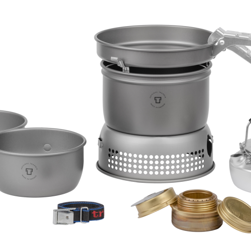 Trangia Trangiakök 27-2 HA Campingkochset 4- teilig mit Spiritusbrenner Set 1 - Spirituskocher