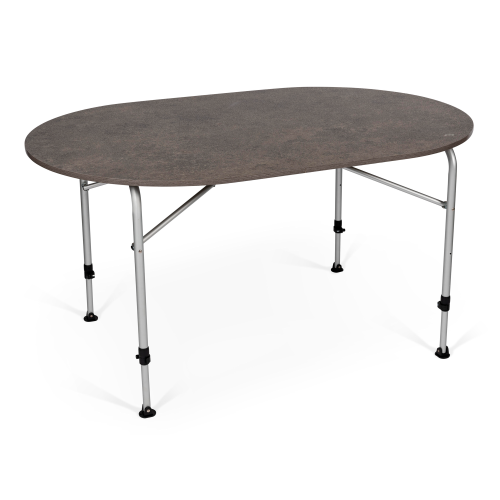 Dometic Zero Concrete Campingtisch Oval 140 x 90 x 72 cm  - Klapptische