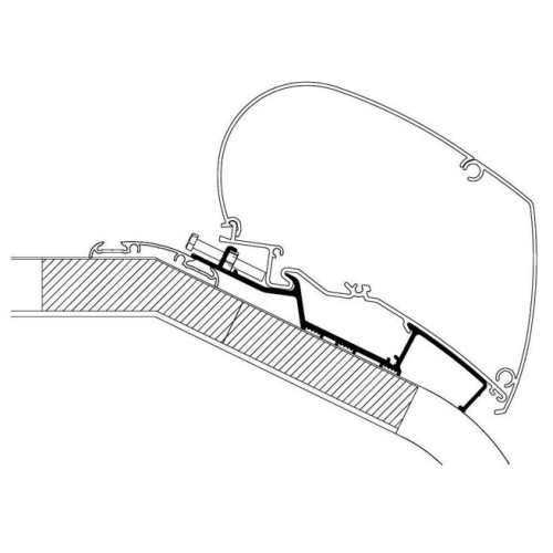 Thule Markisenadapter LMC Liberty TI/TEC 4,5m - Markisenadapter