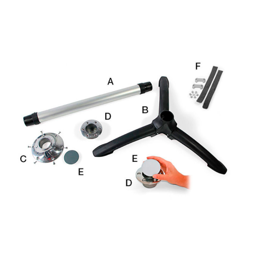 Fiamma Adapter Tube Pro Wandadapter für Fiamma Tube Pro Tischbeine - Möbelzubehör
