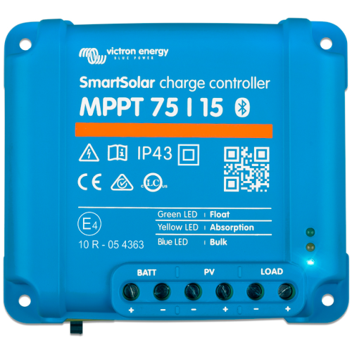 Victron Energy SmartSolar 75/15 MPPT Solarladeregler 10 A 12 / 24 V  - Solar-Laderegler