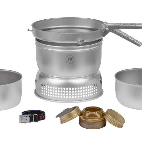Trangia Trangiakök 25-21 UL / D Campingkochset 3- teilig mit Spiritusbrenner Set  3 - Spirituskocher