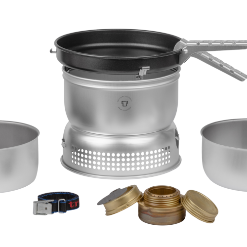 Trangia Trangiakök 25-23 UL / D  Campingkochset 3- teilig mit SpiritusbrennerSet 4 - Spirituskocher