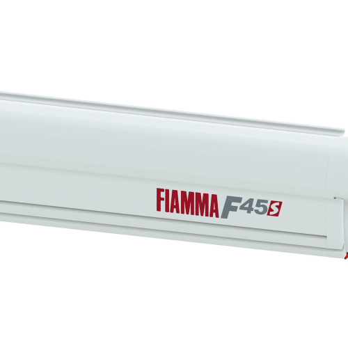 Fiamma Wandmarkise F45s 350 cm Rechtslenker (Polar White / Royal Grey) - Kassettenmarkisen