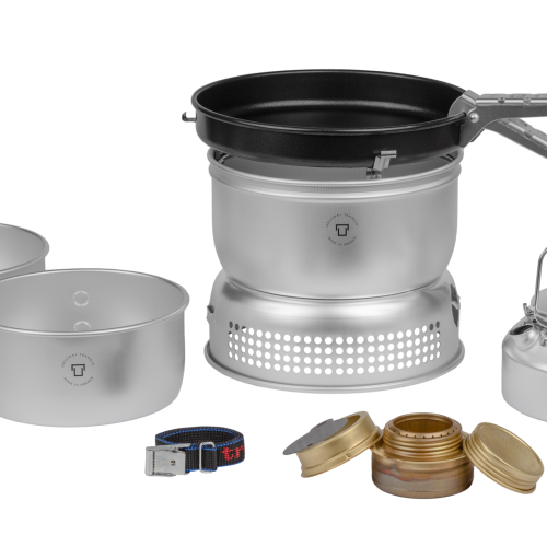 Trangia Trangiakök 25-4 UL Campingkochset  4- teilig mit Spiritusbrenner Set 5 - Spirituskocher