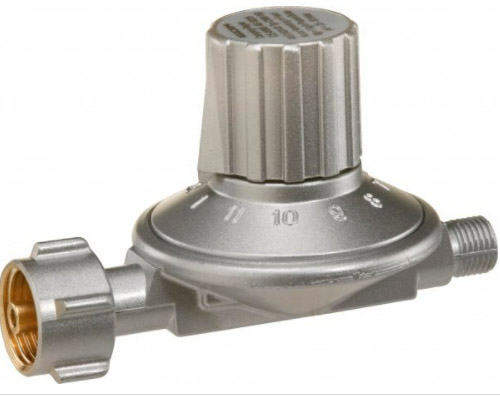GOK EN61V50 Niederdruckregler KLF x G1/4LH-KN 11-Stufen-Verstellbar 25-50 mbar - Gasregler & Gasschläuche