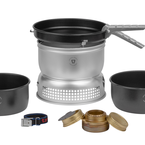 Trangia Trangiakök 25-5 UL  Campingkochset 3- teilig mit Spiritusbrenner Set 7 - Spirituskocher