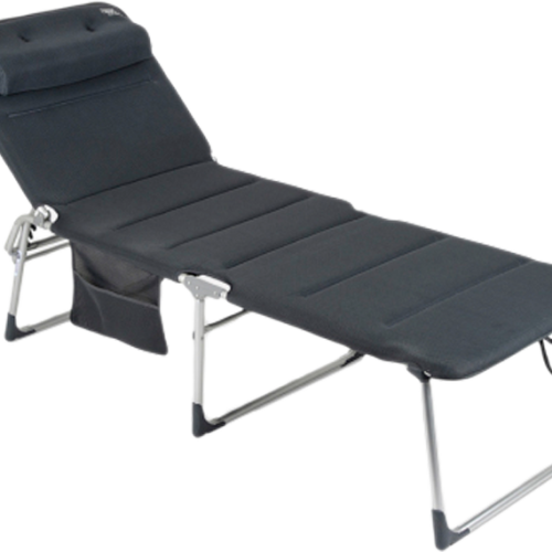 Crespo AA-363 Lounger Air Elite Liegestuhl dunkelgrau - Liegen