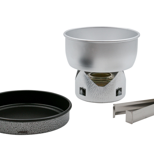 Trangia Campingkochset 2 teilig mit Minikocher 0,8 Liter und Pfanne 150 mm  - Spirituskocher