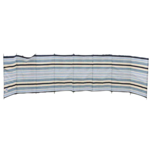 Blue Diamond gestreifter Windschutz 7,3 x 1,22 Meter sand grau - Sichtschutz & Sonnenschirme