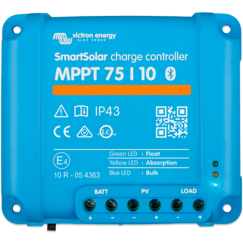 Victron Energy SmartSolar 75/10 MPPT Solarladeregler 10 A 12 / 24 V  - Solar-Laderegler