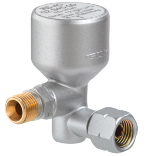 GOK Kippschutzventil Gas KS-40 G1/4LH UEM x G1/4LH -KN SV - Gasregler & Gasschläuche