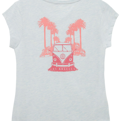 Van One La Strip Damenshirt  hellgrau XL - Damenshirts, -blusen & -pullover von Van One Classic Cars