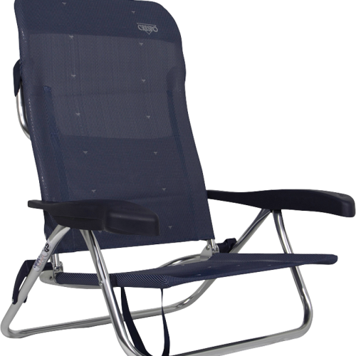 Crespo AL/221-M Beach Chair Strandstuhl blau - Strandstühle