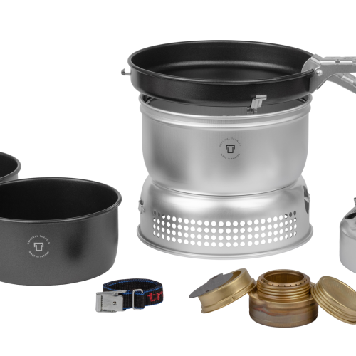 Trangia Trangiakök 25-6 UL Campingkochset 4- teilig mit Spiritusbrenner Set 9 - Spirituskocher