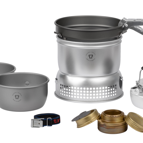 Trangia Trangiakök 27-8 UL / HA Campingkochset 4- teilig mit Spiritusbrenner Set 8 - Spirituskocher