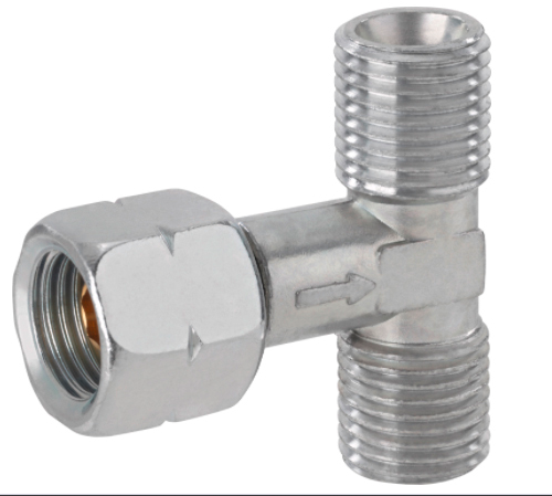 GOK Doppelabzweigstück G 1/4 LH auf 2 x G 1/4 LH - Gasregler & Gasschläuche