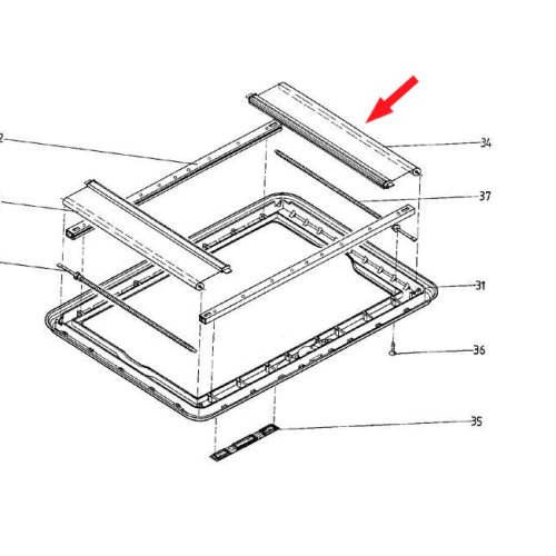 Dometic Verdunkelungsrollo  - Ersatzteile Fahrzeug