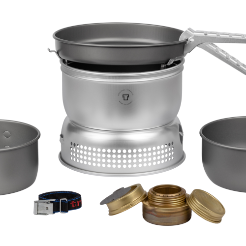 Trangia Trangiakök 25-7 UL / HA  Campingkochset 3- teilig mit Spiritusbrenner Set 6 - Spirituskocher