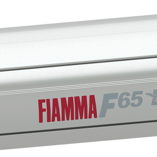 Fiamma F65eagle 400 Markise mit Motor Tuchfarbe Royal Grey 420 cm Gehäusefarbe Titanium - Kassettenmarkisen