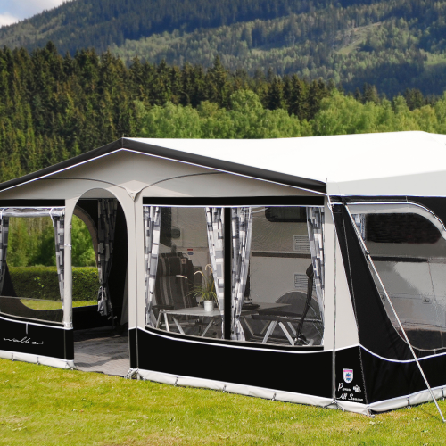 Walker Pioneer 240 All Season Vorzelt mit Aluminiumgestänge Größe 1020 Umlaufmaß 1006 - 1035 cm - Wohnwagenvorzelte