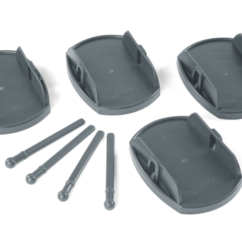 Fiamma Plates Pro Platten für die Kurbelstützen des Wohnwagens - Ersatzteile Fahrzeug