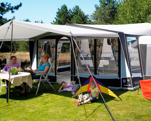Walker Castel Seitenwand mit Fenster WS-1 - Reisemobil- & Busvorzelte