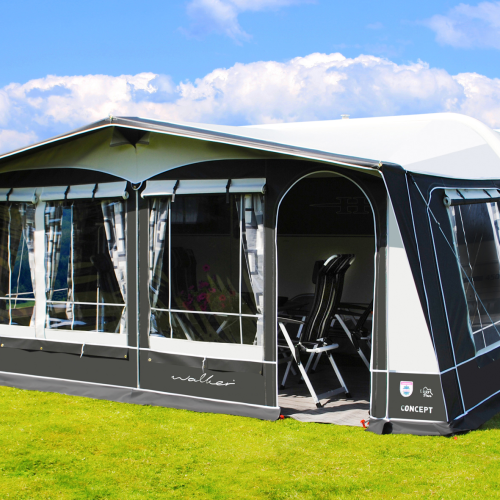 Walker Vorzelt Concept 280 Stahlgestänge 960 Umlaufmaß 946 - 975 cm - Wohnwagenvorzelte