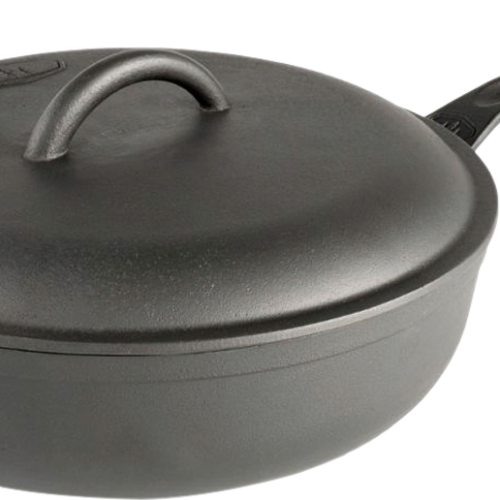 GSI tiefe Pfanne aus Gusseisen 25,4 cm - Camping Pfannen & Woks