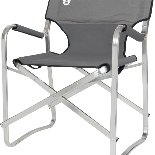 Coleman Deck Chair Klappbarer Campingstuhl Aluminium silber ohne Tisch - Regiestühle